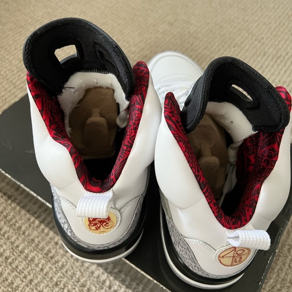 Jordan Spiz’ike 9.5 white cement grey black and red - Picture 4 of 9